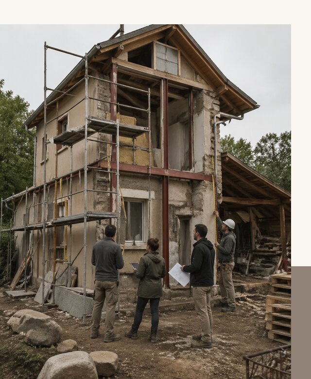 Реконструкция загородного дома под ключ в Шуе от бюро