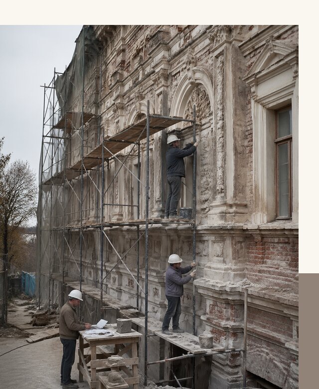 Реставрация объектов культурного наследия под ключ в Шуе